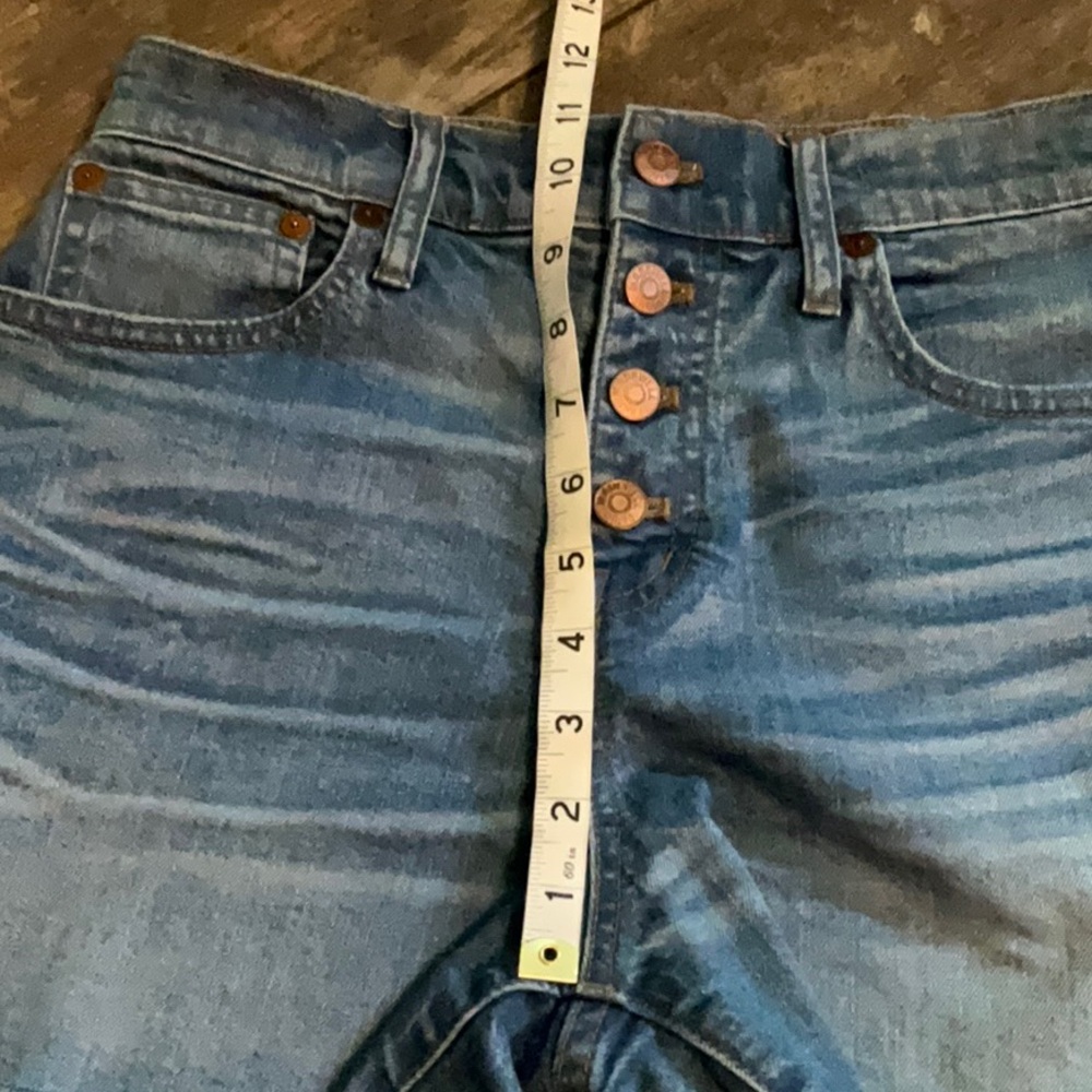 Madewell Denim Button-Fly Women Shorts - Picture 3 of 7